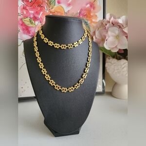 Givenchy Gold Necklace Set